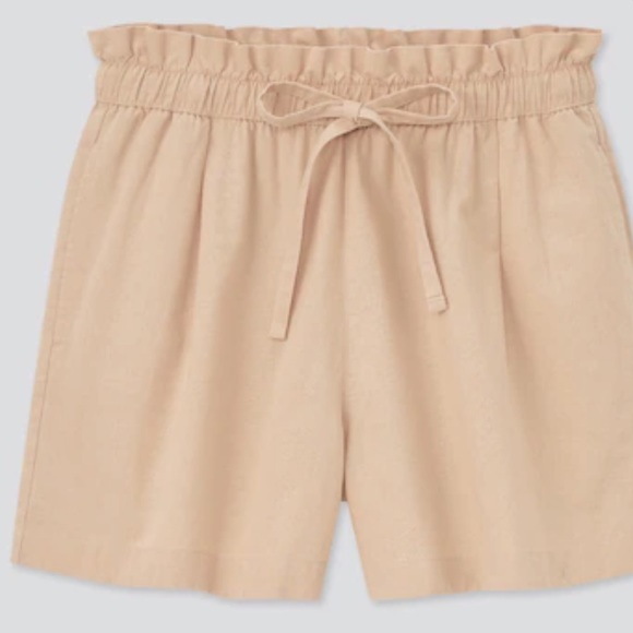 Uniqlo Pants - Uniqlo Linen Cotton Relaxed Shorts NWT